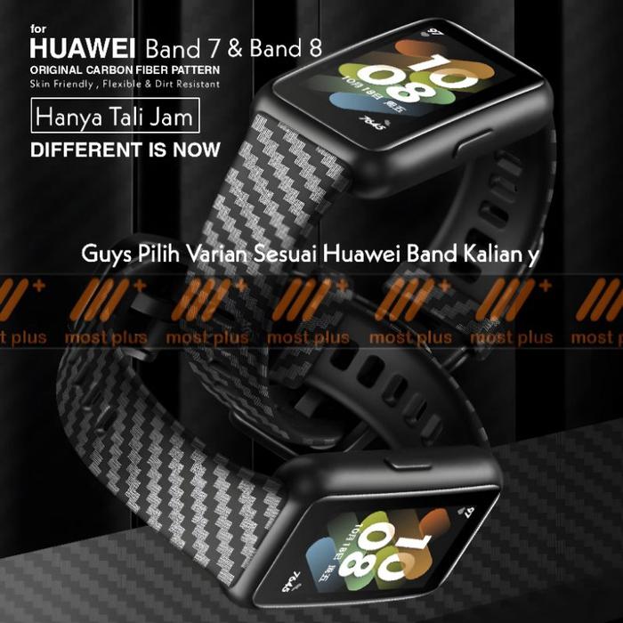 TALI JAM HUAWEI BAND 7 & HUAWEI BAND 8 CARBON FIBER STRAP HUAWEI BAND 8 & HUAWEI BAND 7