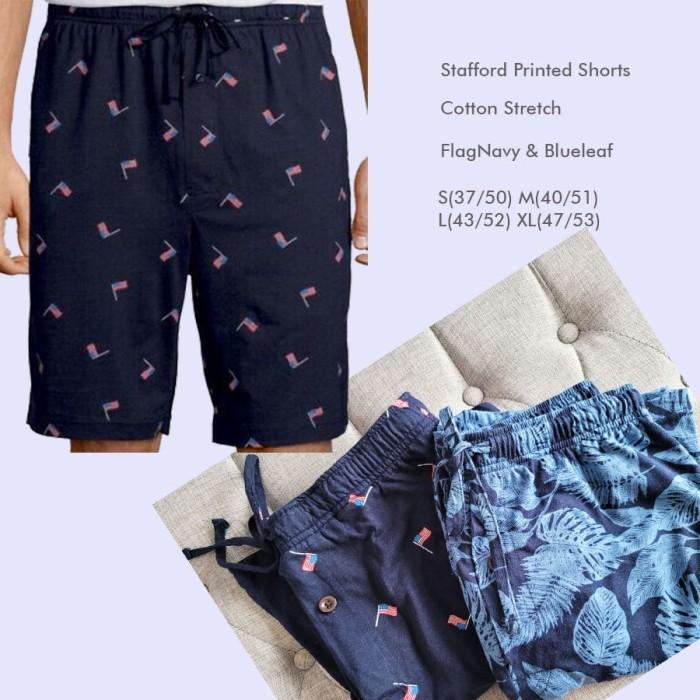 Stafford Print Shorts Celana Pendek Pria Branded