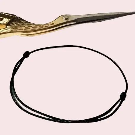Gelang Tangan / Gelang Hitam / Gelang Hitam Polos / Gelang Hitam Couple / Gelang Tali Hitam / Gelang