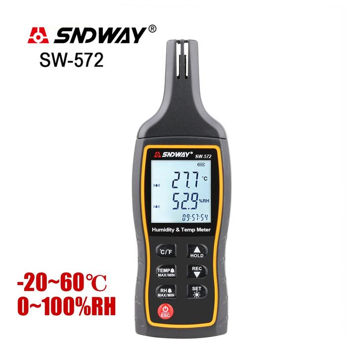 SNDWAY Digital thermometer Hygrometer LCD indoor convenient