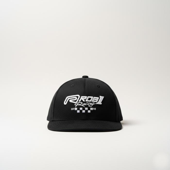 ROB1 TOPI SNAPBACK "BLACK GRID"