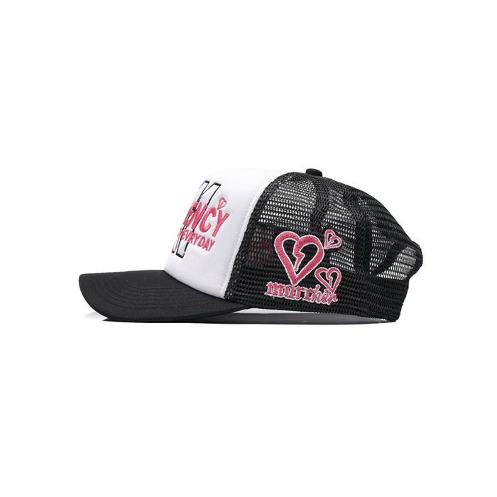 Marcher.ltd Trucker Hat Gency Black /Topi Jaring /Topi Pria Wanita