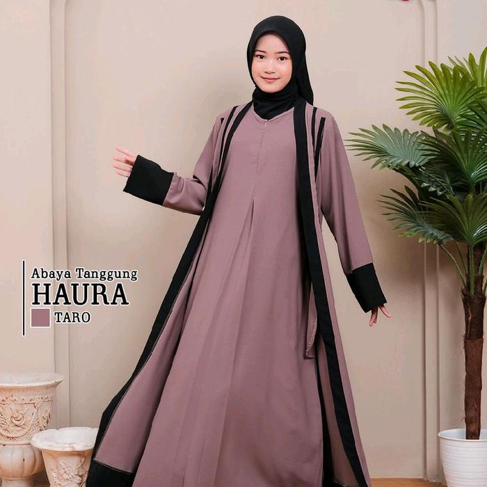 haura abaya tanggung / outer dan gamis