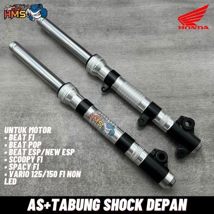 TABUNG SHOCK DEPAN SHOCKBREAKER DEPAN AS SHOCK DEPAN VARIASI CUSTOM MODEL BUBUT ULIR UKIR VARIO 125