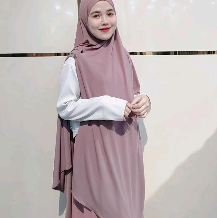 PASHMINA PASTAN SYAR'I ORIEN HIJAB Kerudung Wanita Instan Muslim Syari