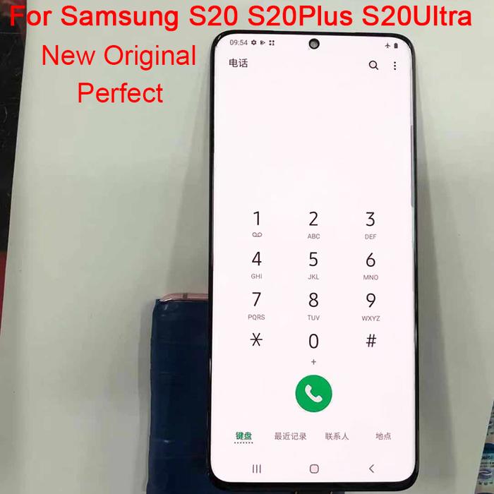 Original S20 Ultra G988B LCD For Samsung Galaxy S20 Plus LCD With