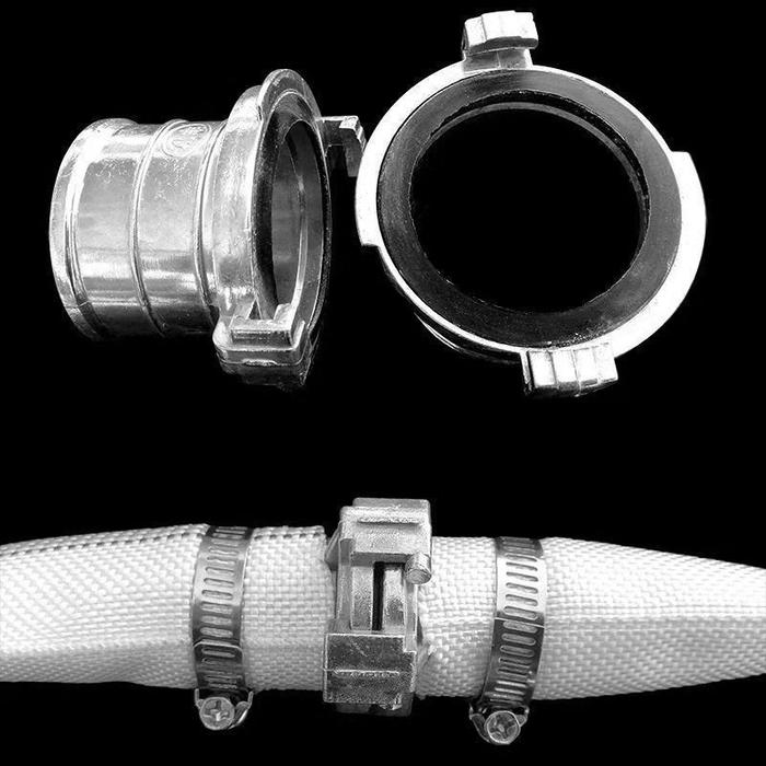 Sambungan Selang Pertanian 2 Inch Alat Penyambung Irigasi Aluminium, untuk Sistem Drip