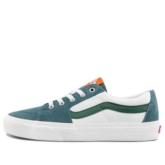 Sepatu Sneakers vans Sk8-Low Varsity Canvas/Green