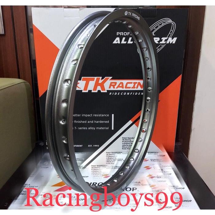 VELG TK RACING EXCEL RING 17 LEBAR 160 TITANIUM VELG ALMUNIUM TK RACING EXCEL 160 RING 17