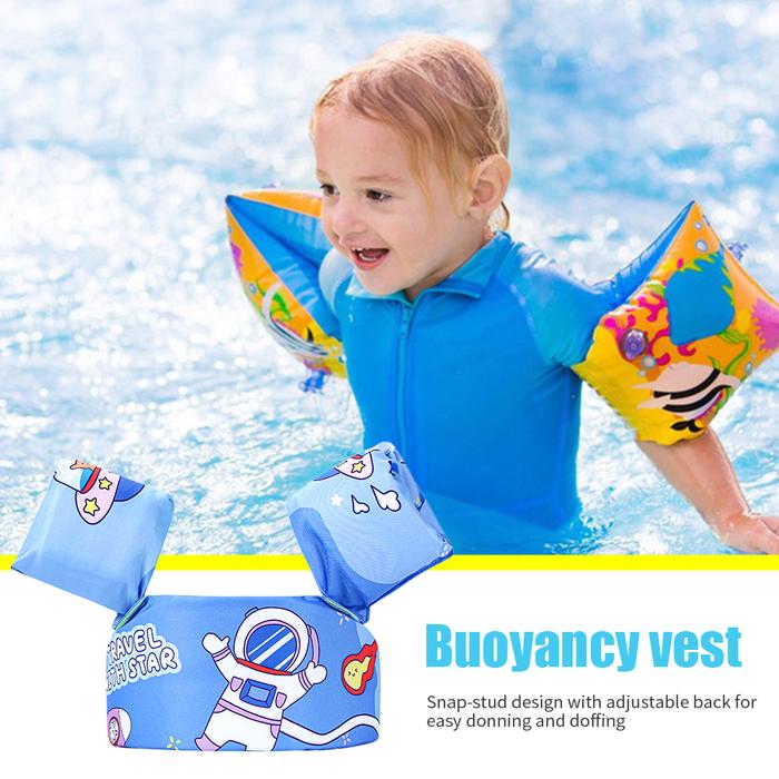 Oxford Life Vest Rescue Life Jacket Inflatable Children Swim Safety