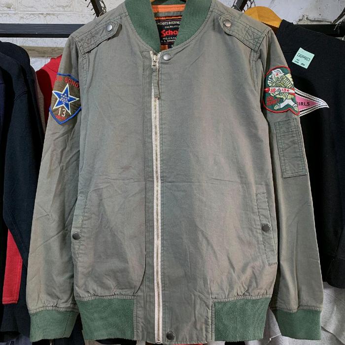 Jaket Bomber Schott Military