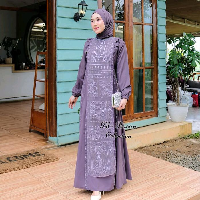 Al-Hasan Collection SADIRA DRESS VOL 5 GAMIS PREMIUM dengan Desain Elegan dan Warna Mewah