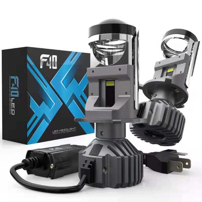 H4 LED RHD/LHD Bi-LED Projector Headlight Lens Automobles Bulb LED H4