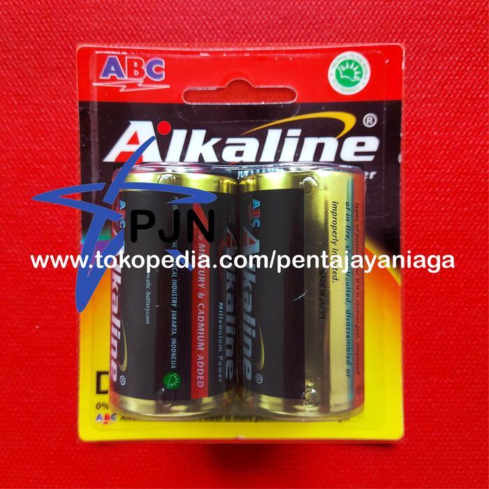 Baterai ABC Alkaline Type D / LR20 isi 2