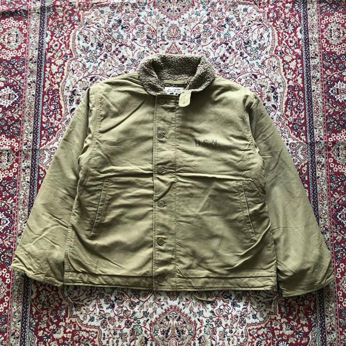Jaket Us navy N1 deck jacket by waiper.inc Vintage Military N1 deck jacket i478