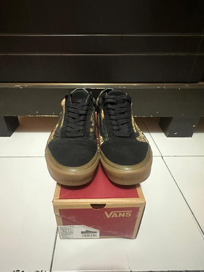 Sepatu Sneakers VANS OS 36 DX REALTREE BLACK/GUM - EUR 42.5