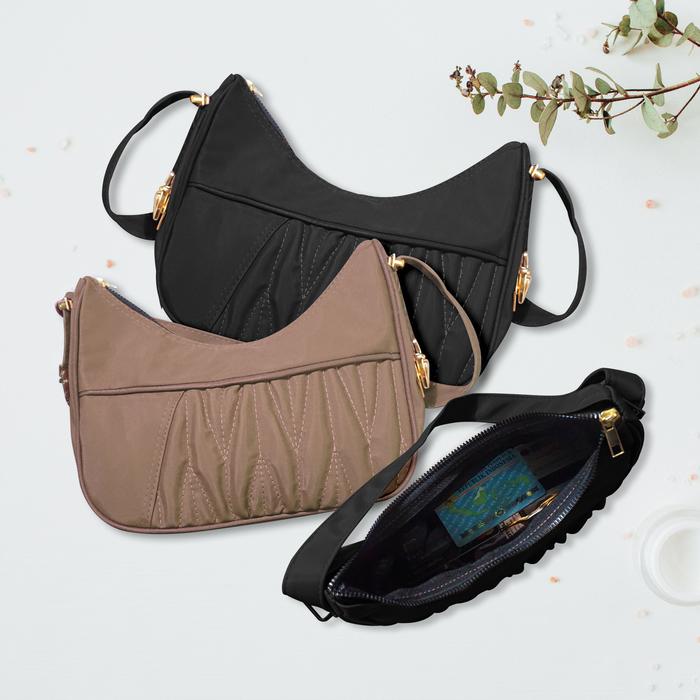 MK SHOP  2002  SHOULDER BAG KETIAK /  UNDERARM BAG WANITA / TAS BAHU  BAHAN BORDIR