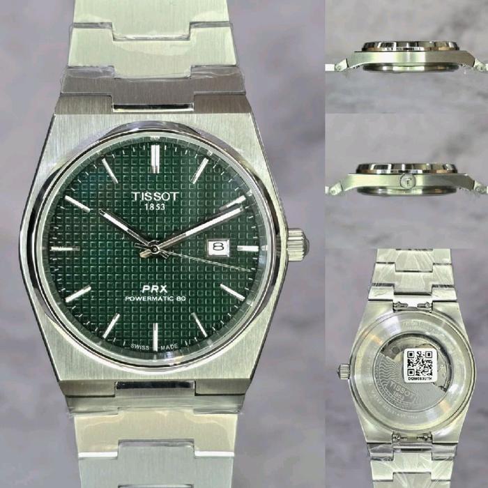 TissotPRXAutomaticWafelDialClone Function: Hour, Minute, Second, Date, Automatic