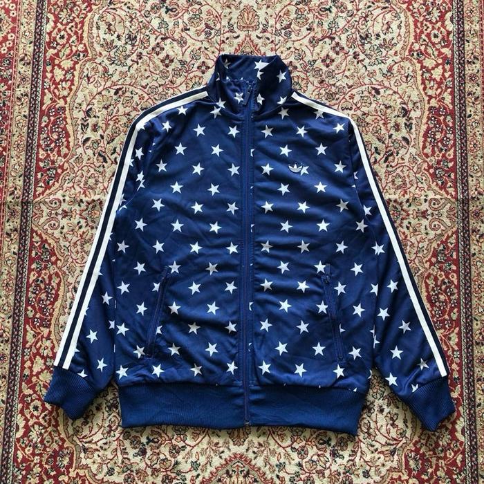 Jaket Adidas x jeremy Scott firebird tracktop jacket  Vintage adidas trefoil tracktop i421