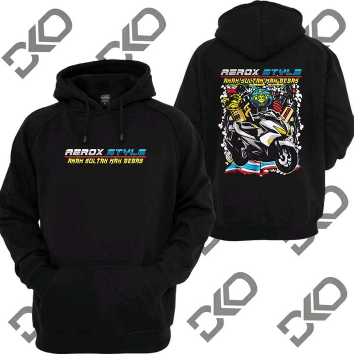 HOODIE YAMAHA AEROX 155CC AEROX STYLE SWEATER YAMAHA AEROX ORIGINAL TERBARU [BAHAN BERKUALITAS]