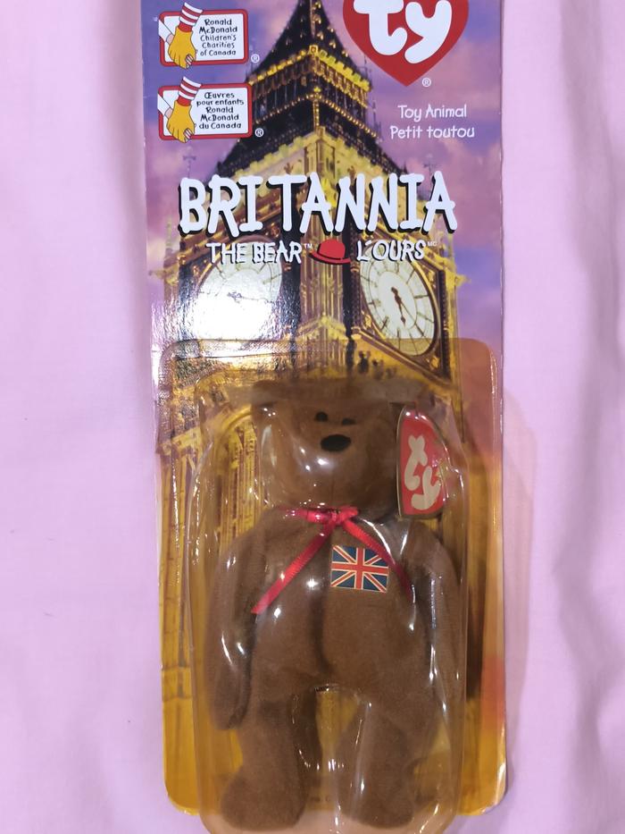 Beanie Bear ORI USA McDonalds 1999 - Britannia by TY