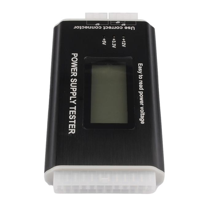 20/24 Pin PC Power Supply Tester Diagnostic Tool Quick Bank Supply Power Measuring Computer Power Me