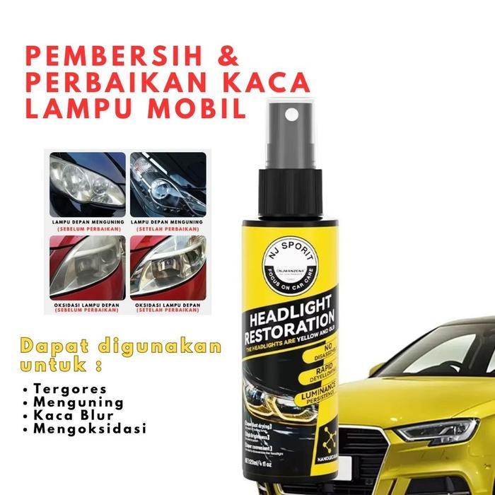 Headlight Restoration Kaca Lampu Polish Mobil Kusam Mika Lampu Headlamp Pembersih Restored Pengkilap