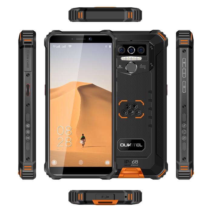 OUKITEL 4G WP5 Rugged Smartphone 4GB + 32GB 8000mAh 5.5 " Quad Core