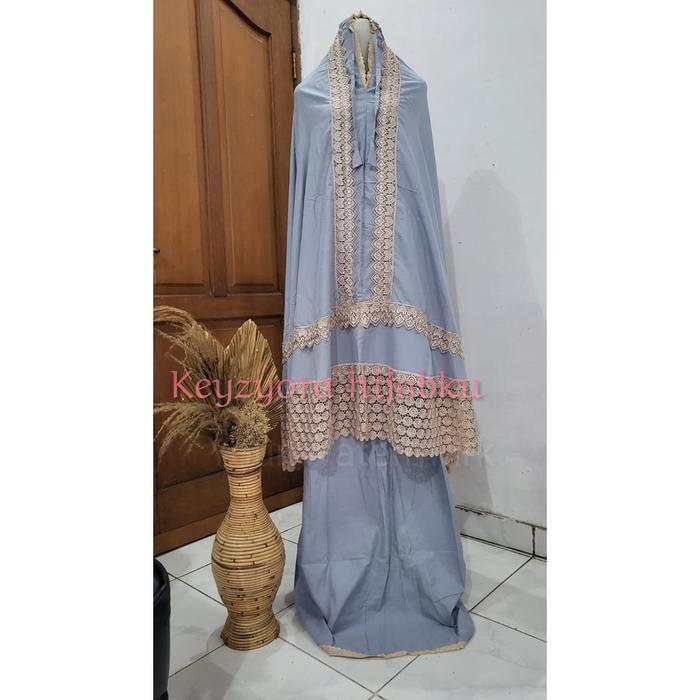 Mukena dewasa andini mukena jumbo kd full renda seroja terbaru perlengkapan sholat mukena prada prin