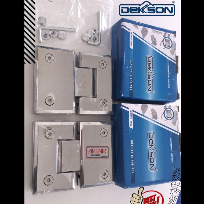 Shower Hinge Dekson Engsel Shower GG Kaca ke Kaca SH 5303 Dekkson