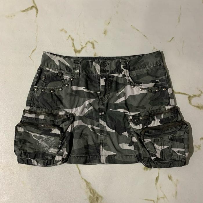 Rok Wanita UGIZ Tactical Multipocket Military Cargo Skirt