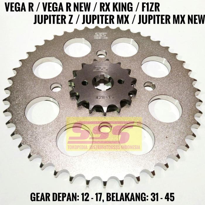 GEARSET SSS 428 BAJA RX KING FIZR JUPITER MX JUPITER Z VEGA R RANTAI GOLD SSS HSBT HMX RO O-RING / R