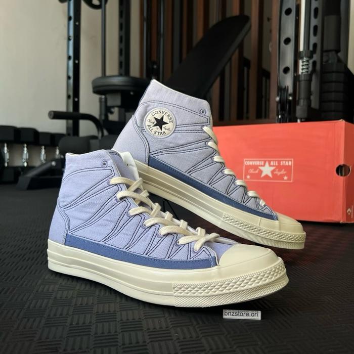 Converse Chuck 70S Hi Hiking Stitched Canvas Serene Shappire