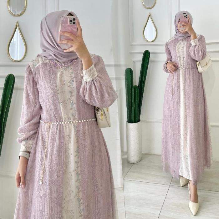 Gamis Brukat santily Premium