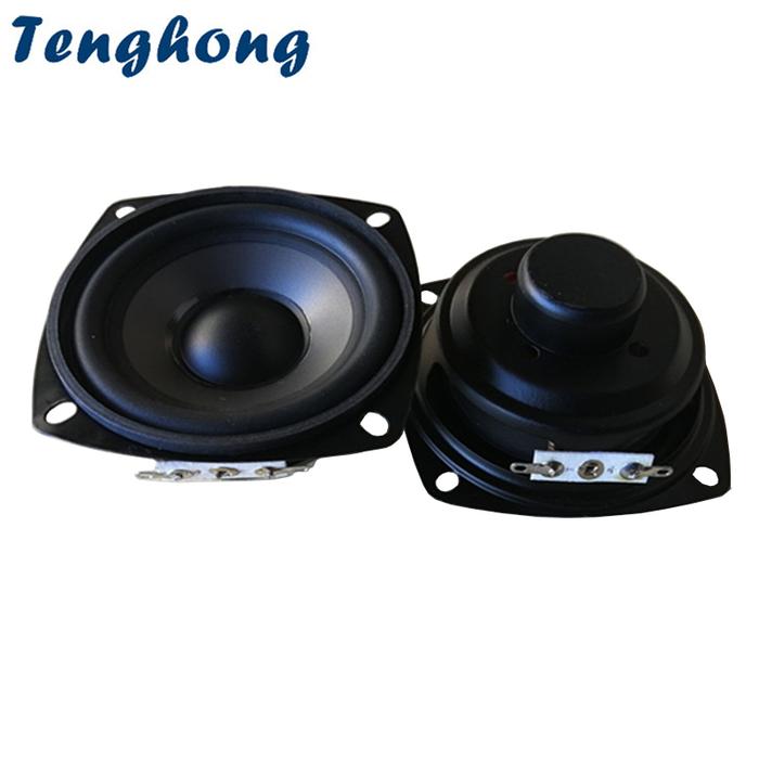 Tenghong 2pcs 3 Inch Waterproof Speaker 8 Ohm 15W Portable Full Range