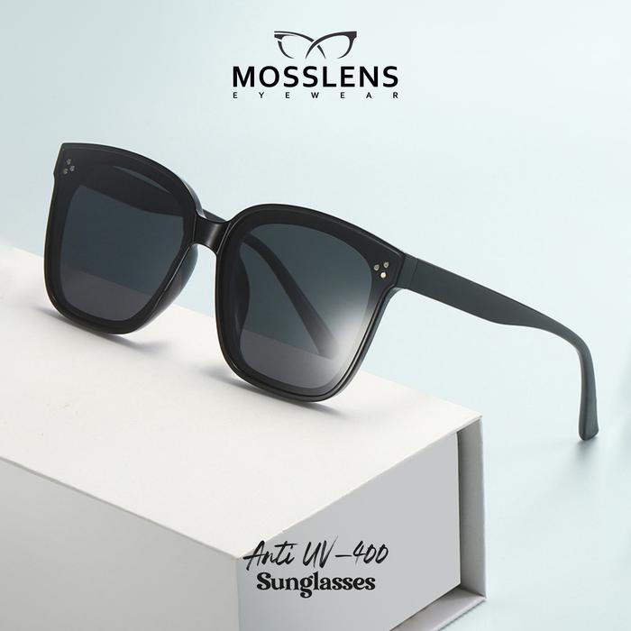 Mosslens Eyewear Kacamata Hitam Anti UV 400 Lens Sunglasses Outdoor  Kotak Keren Pria Wanita PC 2022