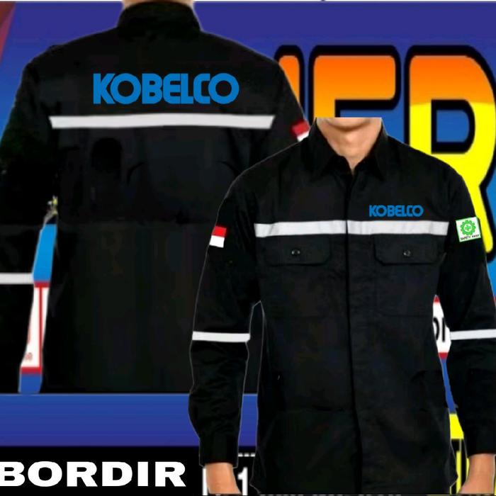 wearpack Kobelco Kemeja Kobelco baju Kobelco seragam Kobelco kemeja kerja Kobelco baju kerja Kobelco