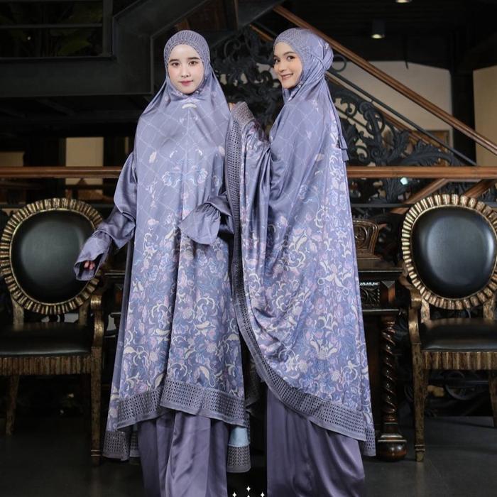 Mukena Telekung Ainun Ori Kazami Store Muslim Wanita Mukenah Motif Mewah