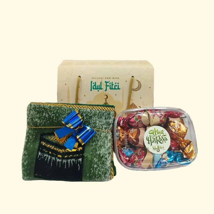HAMPRES SAJADAH ALIF MINI DAN COKLAT TRUFFLE