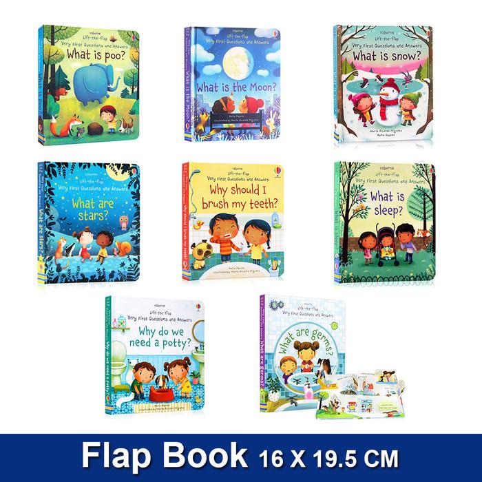 Usborne Lift-the-flap Picture Scientific Knowledge Reading Books for