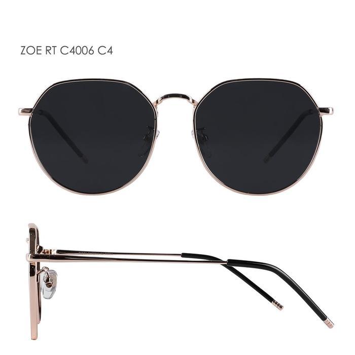 Terlaris Rieti Zoe Rt C4006 Sunglasses Original 100% Black - Aksara
