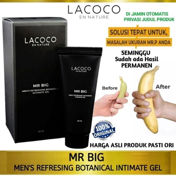( TERLARIS ) LACOCO MR BIG ASLI ORIGINAL GELL BPOM