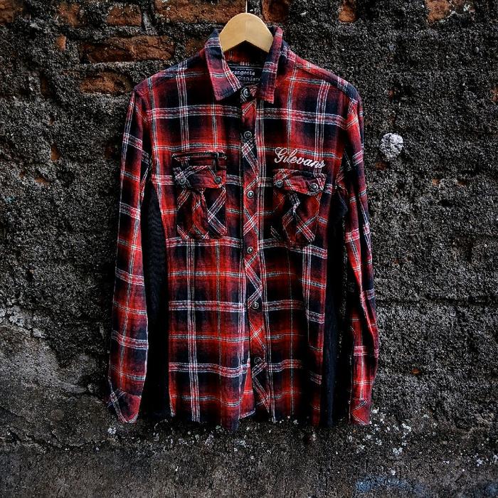 kemeja flannel grangesta standard japan embroidery not uniqlo hnm nike carhartt zara