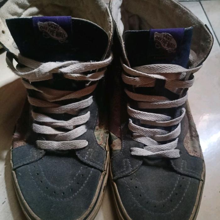 Sepatu Vans High Motif Peacock Second Branded ORIGINAL