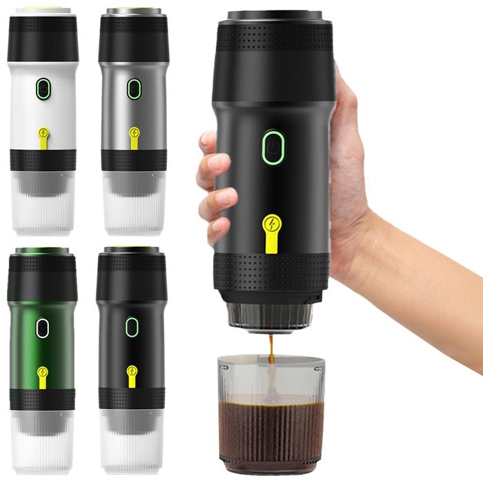 60ml Portable Italian Espresso Machine Fit for Coffee Capsule/Powder Travel Coffee Maker Electric Co