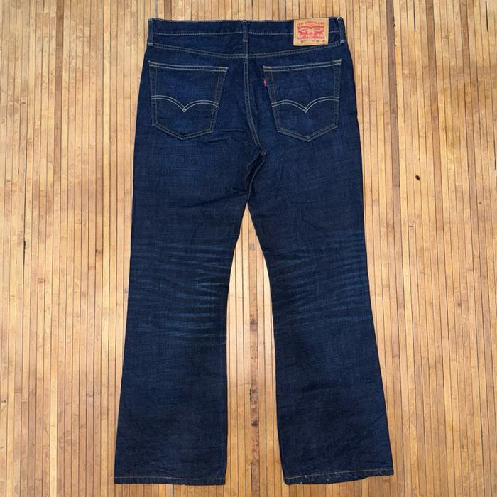 LEVIS 527 SLIM BOOTCUT FIT INDIGO BLUE FLARE DENIM JEANS true religion rock revival