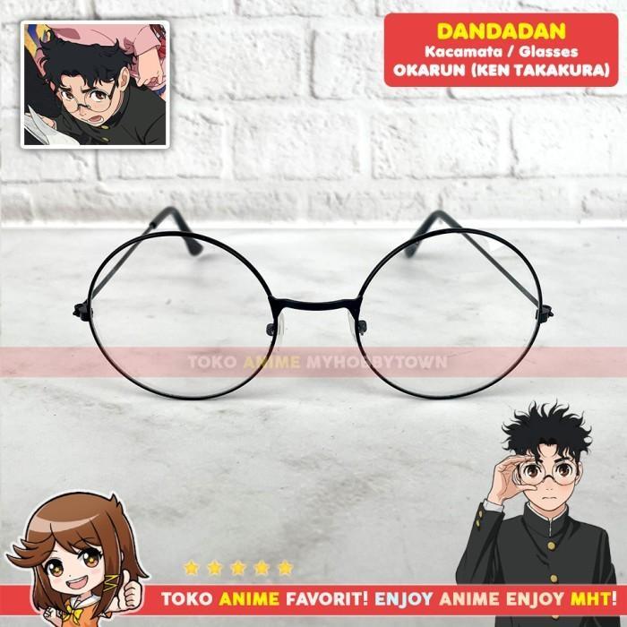 Ready Kacamata Okarun Ken Takakura Anime Dandadan Kostum Cosplay Nobita Doraemon Glasses