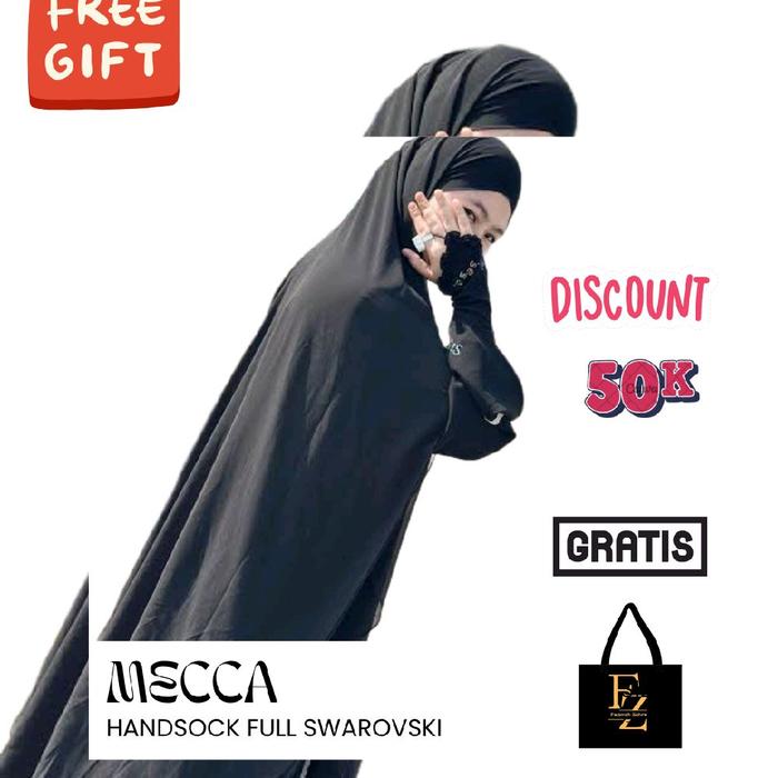 Handsock Umroh Swarovski ala sisesa Naomi Mecca Series