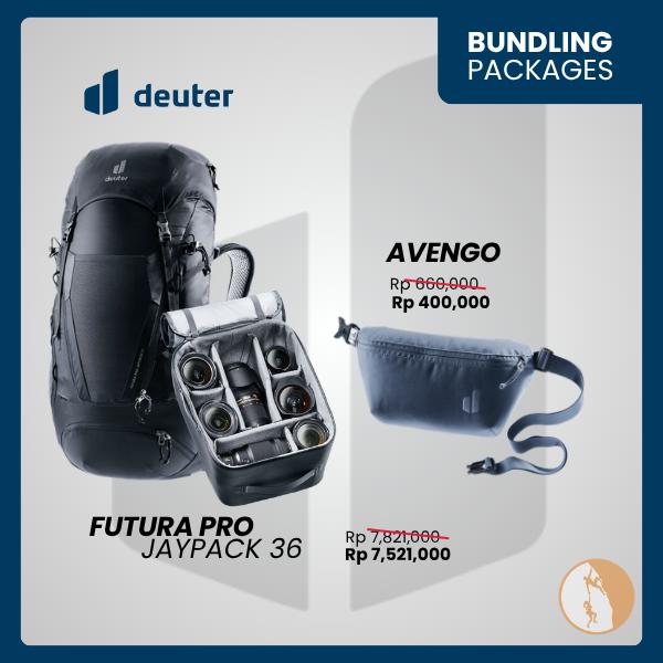 [Paket Bundling] Deuter Futura Pro Jaypack 36 & Deuter Avengo