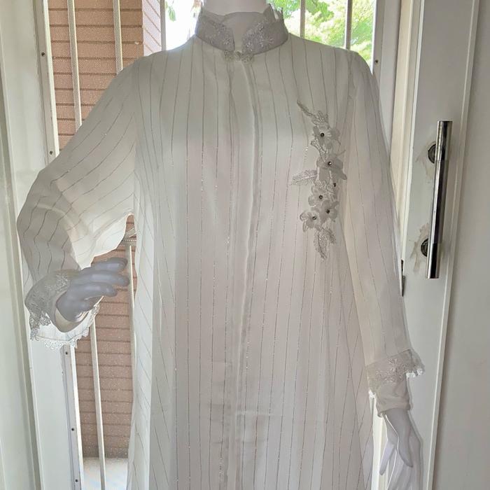Gamis putih outer jasmine